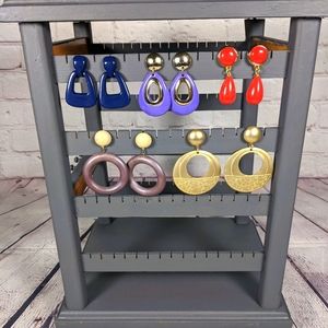 80's Earrings 🦄🌈💜